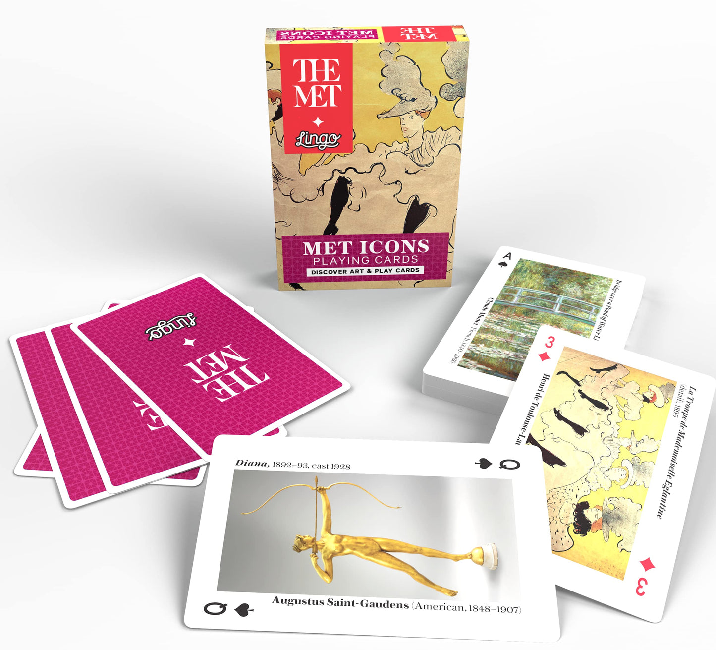 Lingo Met Icons Playing Cards - The Met x Discover Art & Play (52 Icons)