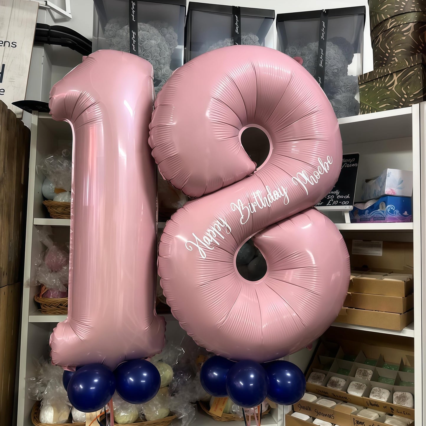Lingqiang Large Light Pink 40-Inch Foil 17 Balloon Set – Self-Inflating Number 1 & 7 for 17th Birthday Decor