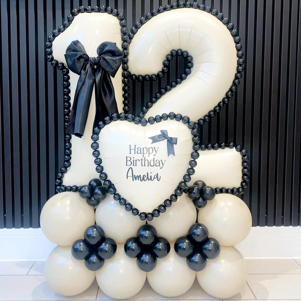 Lingqiang 40 Inch Beige Number 1 Balloon – Large Self-Inflating Cream Foil Balloon for 1st Birthday, Anniversary, Party