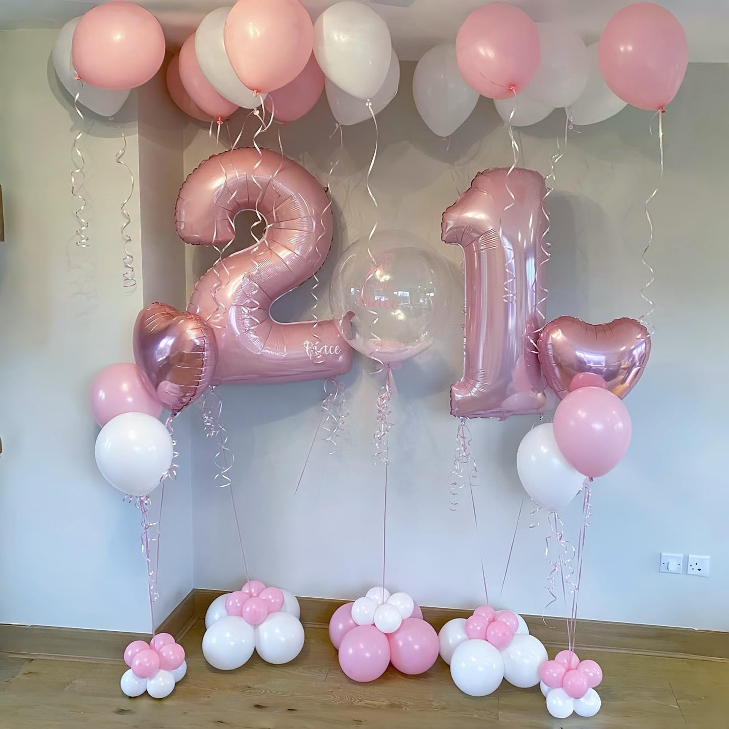 Lingqiang 40-Inch Pastel Pink Number 2 Balloon – Giant Foil Birthday Party Decor