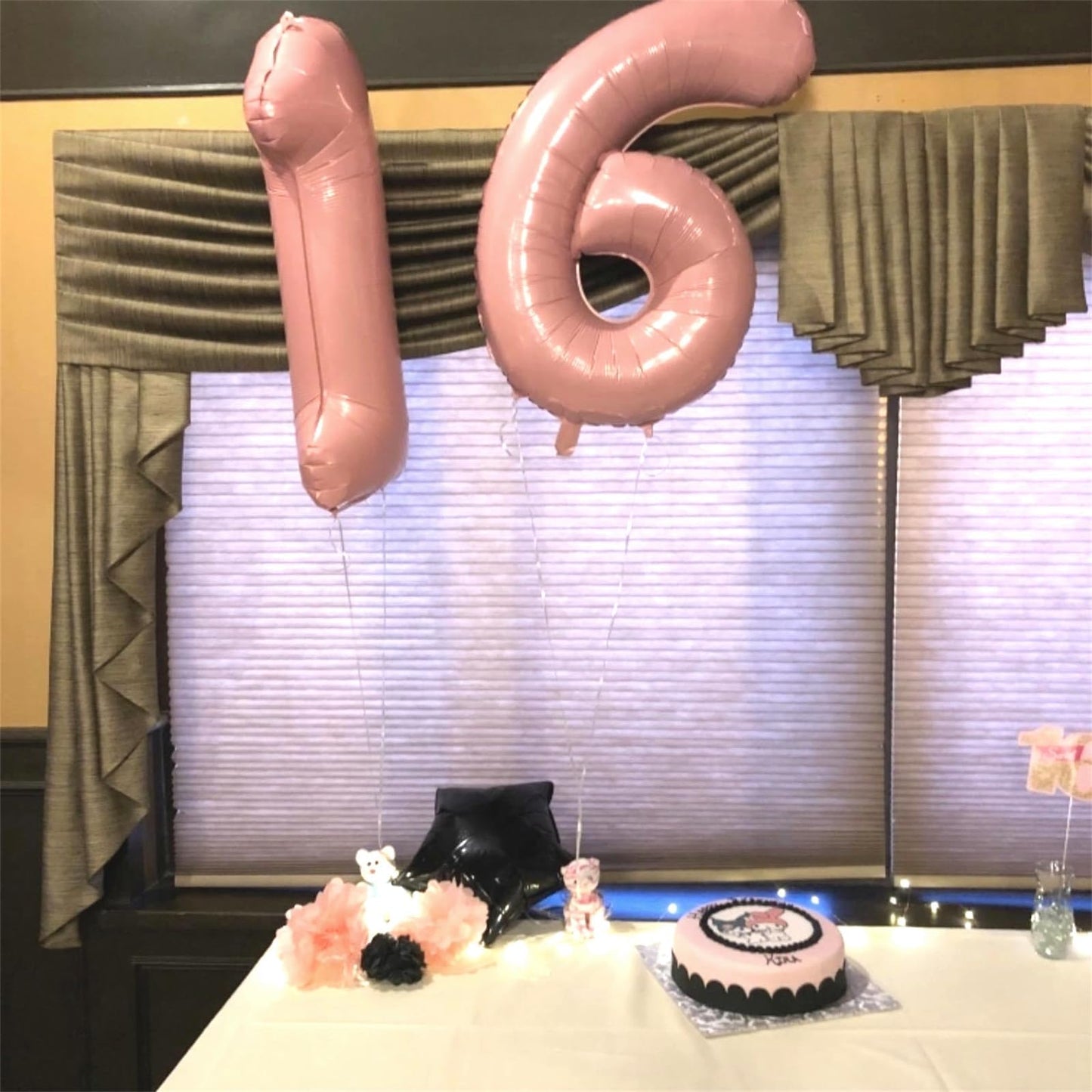 Lingqiang 40-inch Pastel Pink Number 6 Foil Balloon – Large Self-Inflating Birthday Party Decor