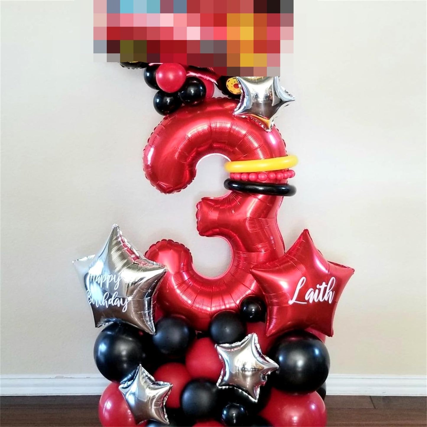 Lingqiang Red Number 1 Balloon – 40-Inch Large Foil Numeral 1 Balloon for Birthday & Event Decor