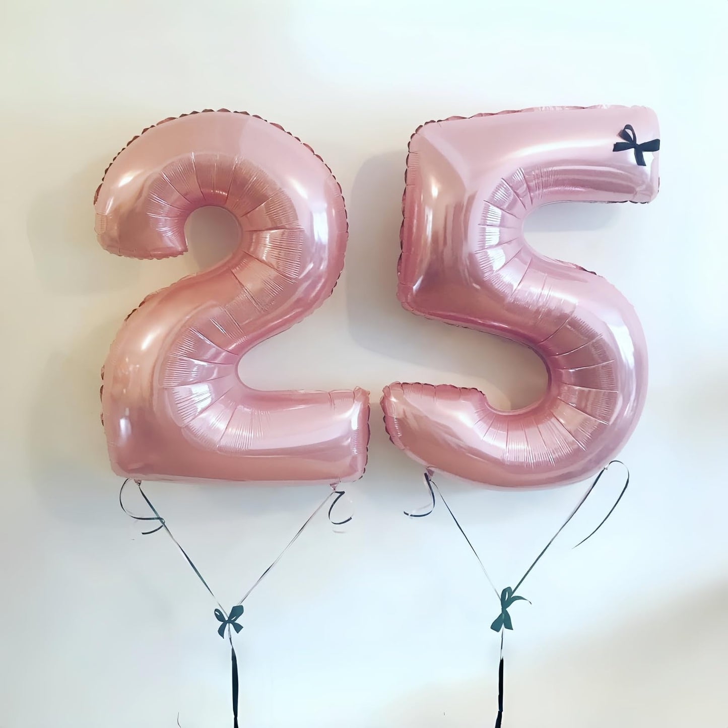 Lingqiang 40-Inch Light Pink Number 5 Foil Balloon – Self-Inflating Giant 5th Birthday Decor