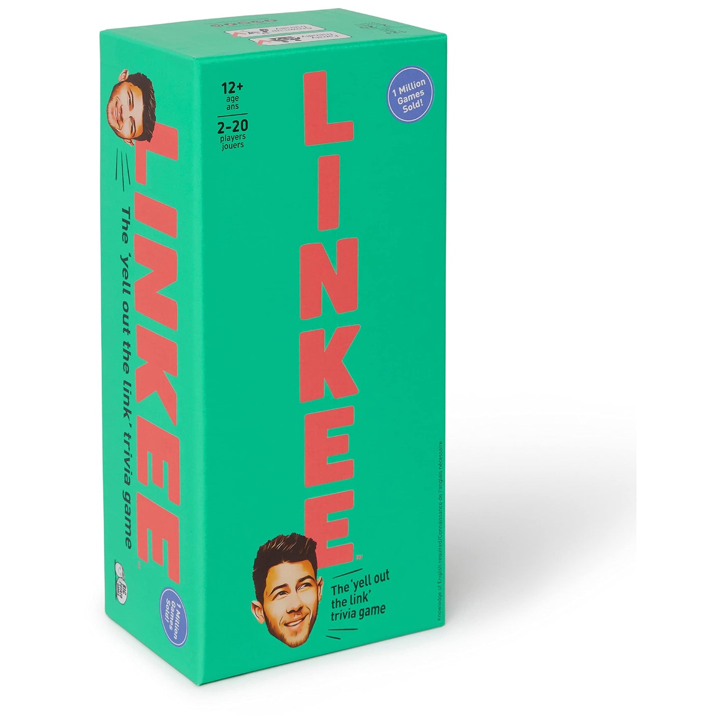 Linkee: Nick Jonas Edition – Family Trivia Board Game by Big Potato