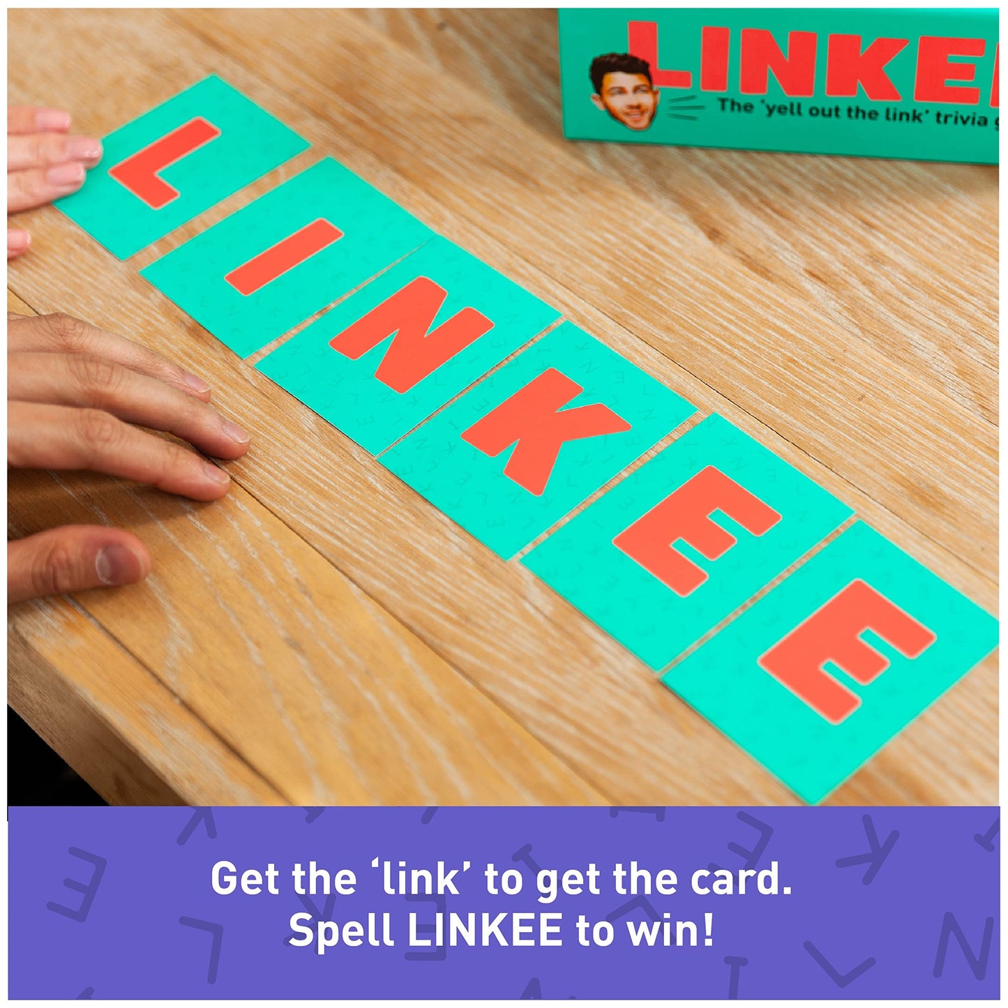 Linkee: Nick Jonas Edition – Family Trivia Board Game by Big Potato