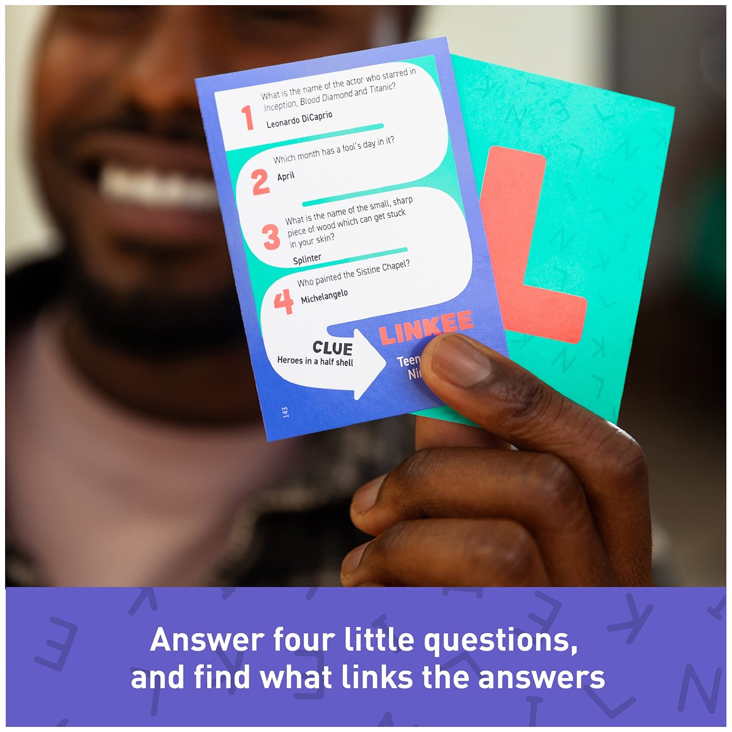 Linkee: Nick Jonas Edition – Family Trivia Board Game by Big Potato
