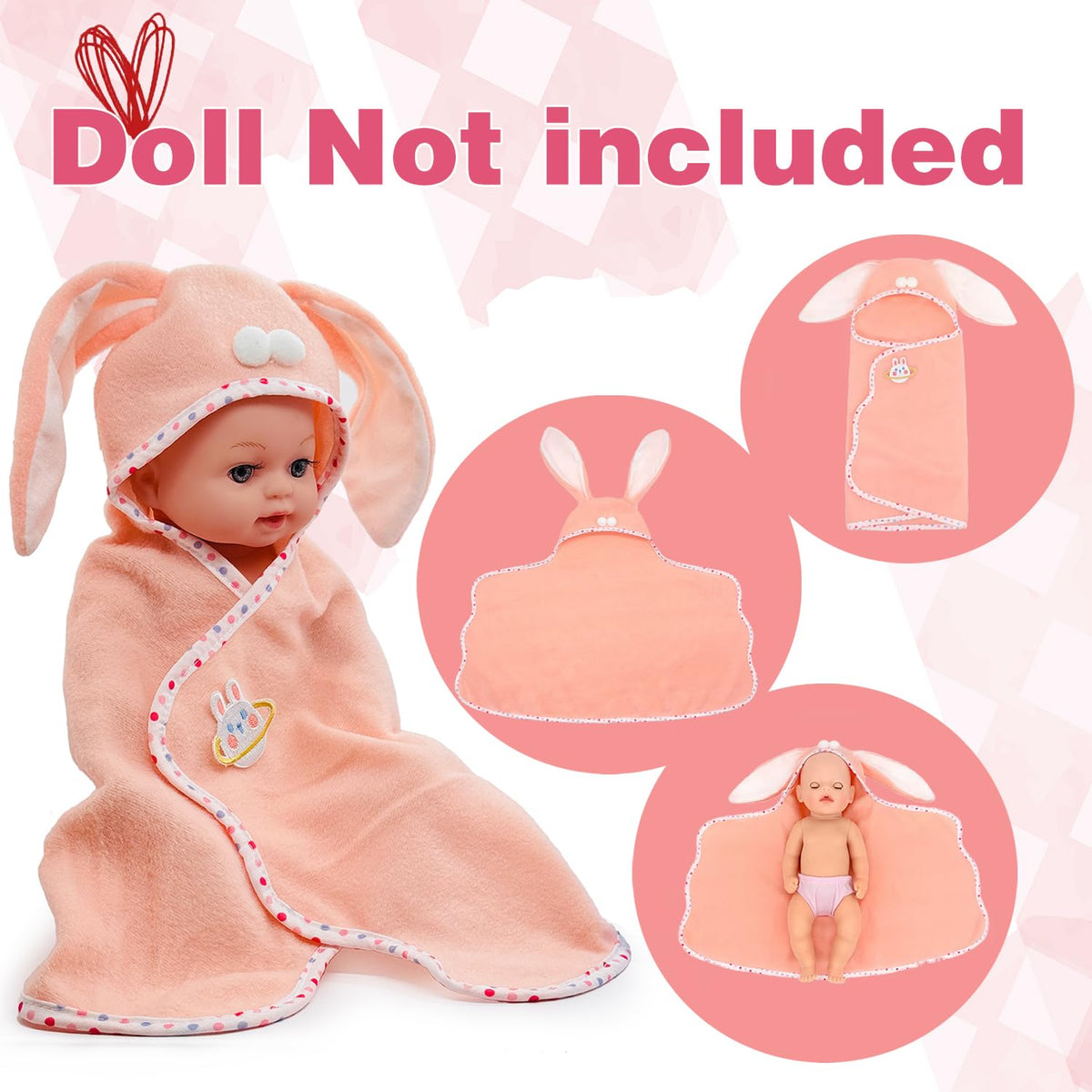 Linkyloop Baby Doll Accessories Magic Bottle Set – 13-Piece Doll Feeding Pretend Playset with Disappearing Milk & Juice Bottles