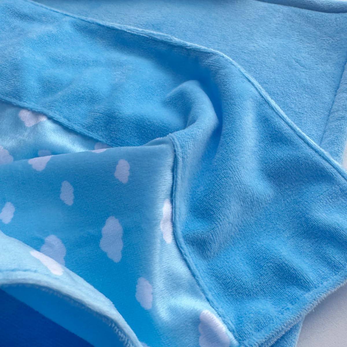 Linkyloop Baby Doll Bedding Set for 18-Inch Dolls – Blanket, Mattress & Pillow (Blue Sky)