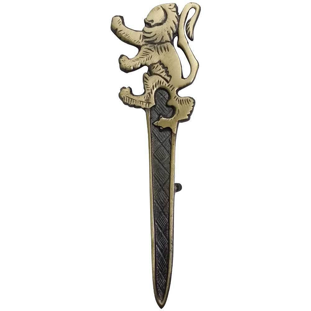 Lion Rampant Highland Scottish Kilt Pin Antique Finish Kilt Pin