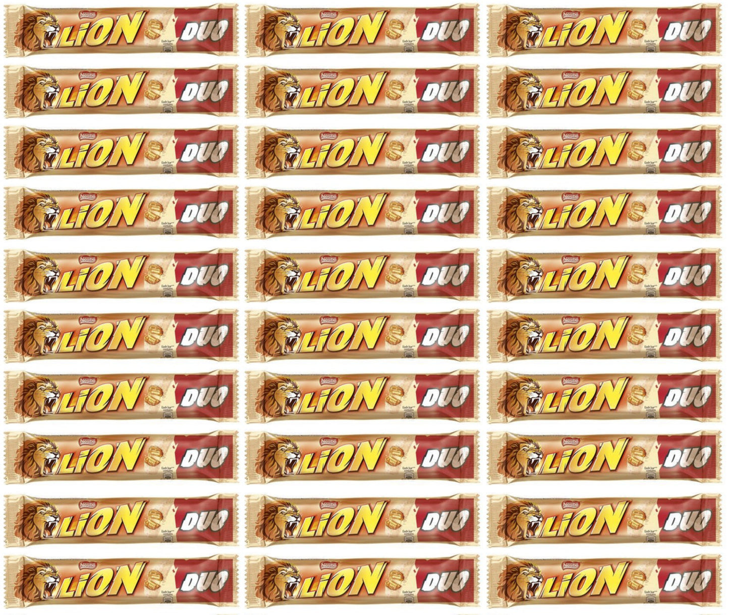 30 x Lion White Chocolate Duo Bar 60G