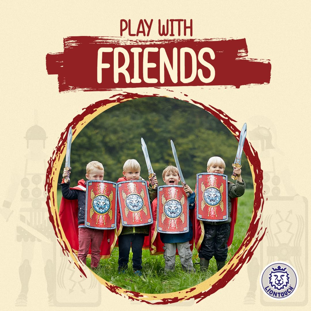 Liontouch Roman Legionary Sword & Shield – Safe Foam Pretend Play Kit for Kids 3-8
