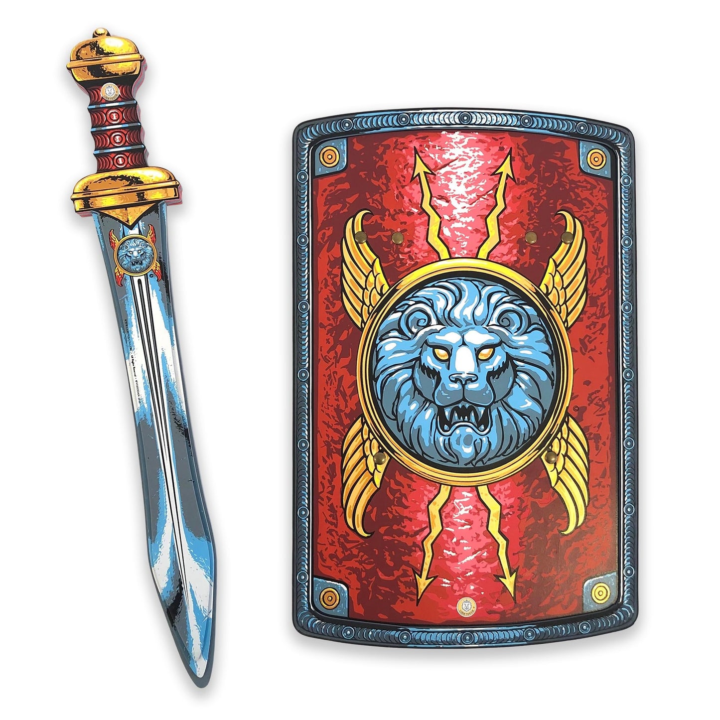 Liontouch Roman Legionary Sword & Shield – Safe Foam Pretend Play Kit for Kids 3-8