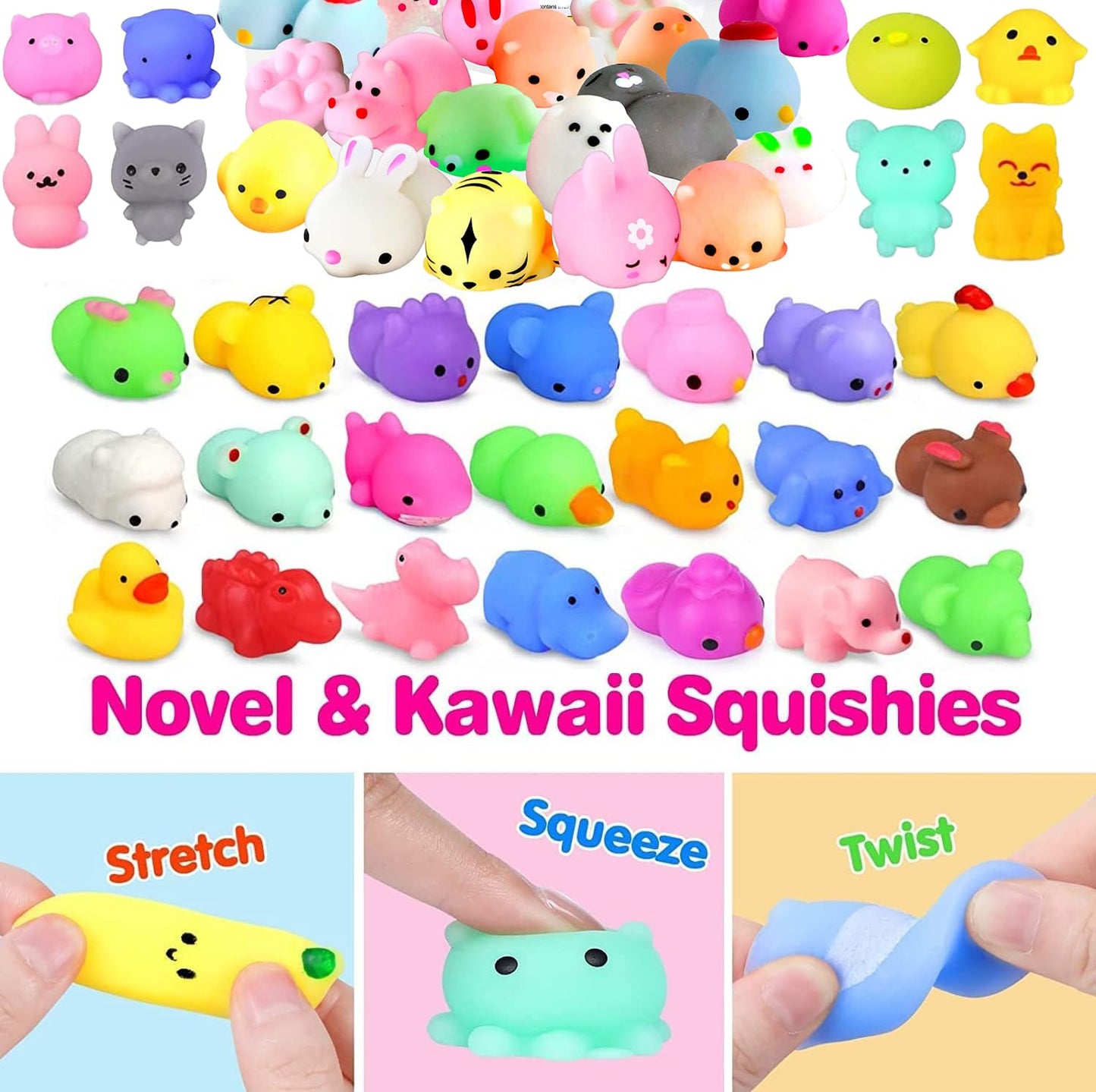 Liovccty 128 Pcs Kids Party Favors – Fidget Toys, Pinata Fillers & Prize Box Prizes