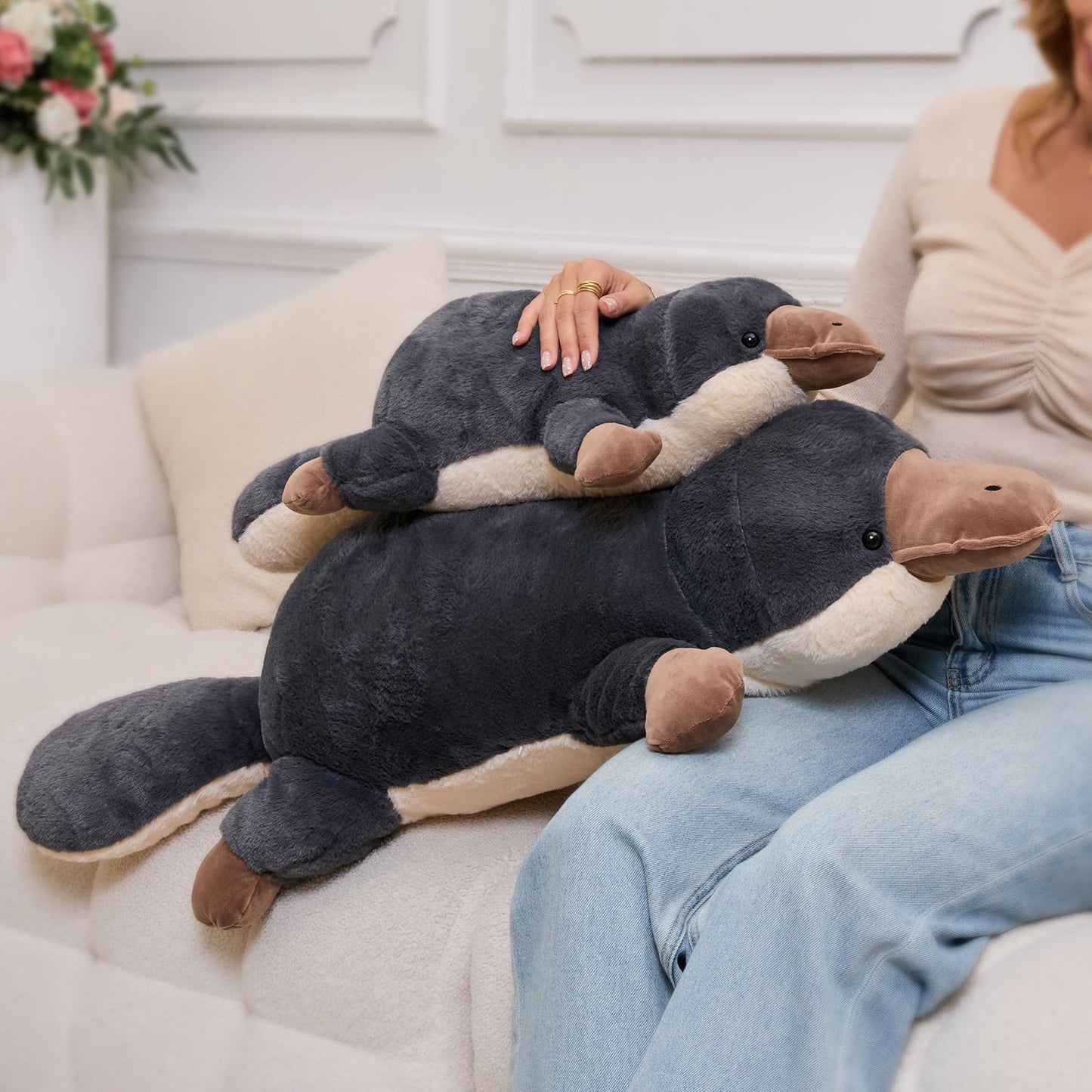 Liraziva Platypus Plush 68cm - Soft Plush Toy for Kids & Adults