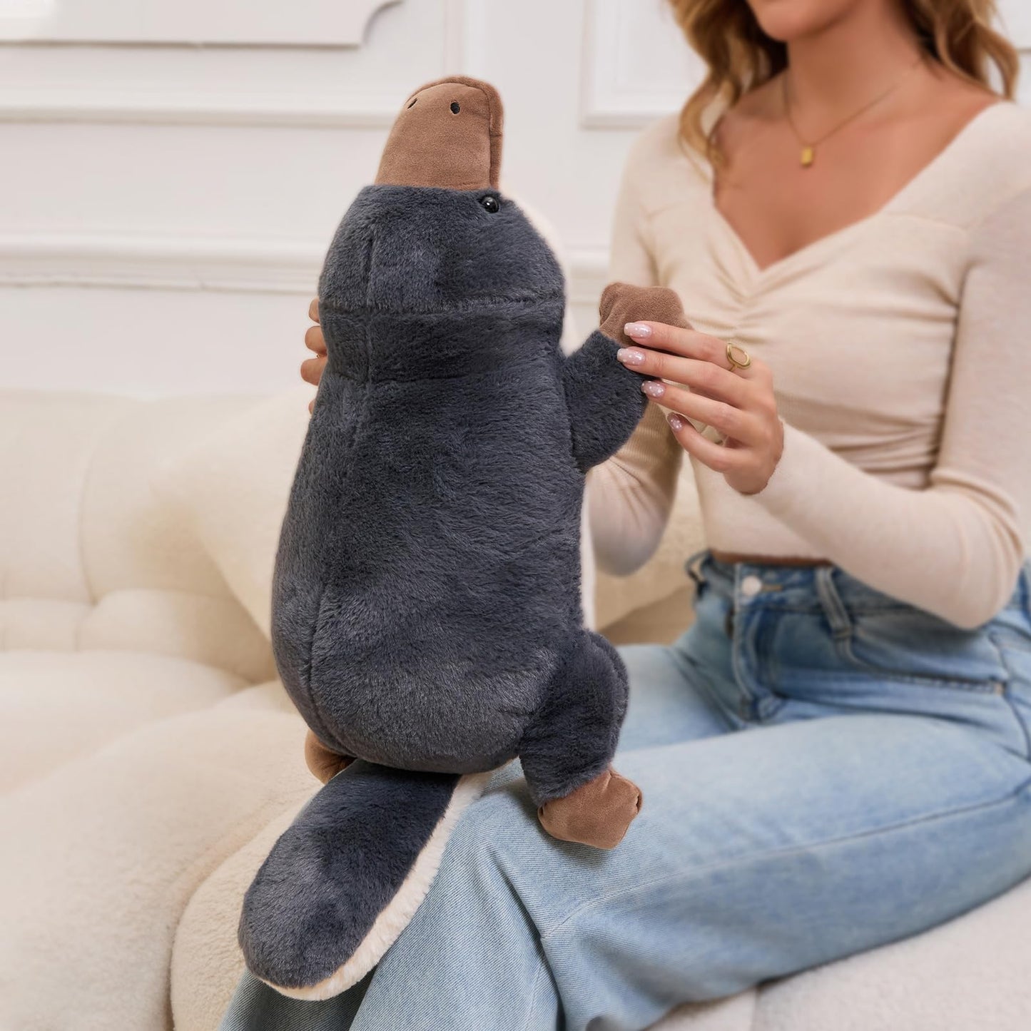 Liraziva Platypus Plush 68cm - Soft Plush Toy for Kids & Adults