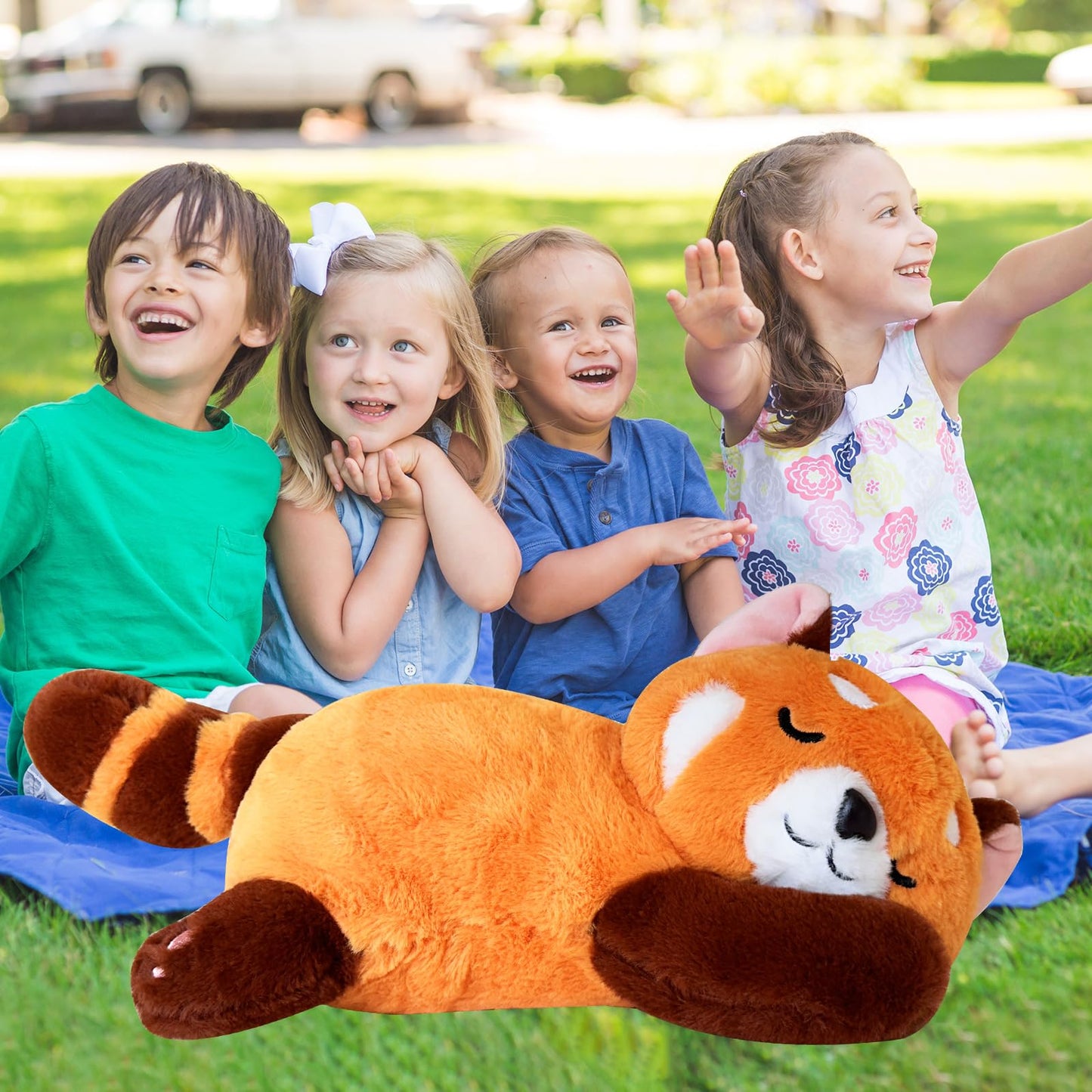 Liraziva Red Panda Plush – 50cm Soft Stuffed Animal for Kids & Adults