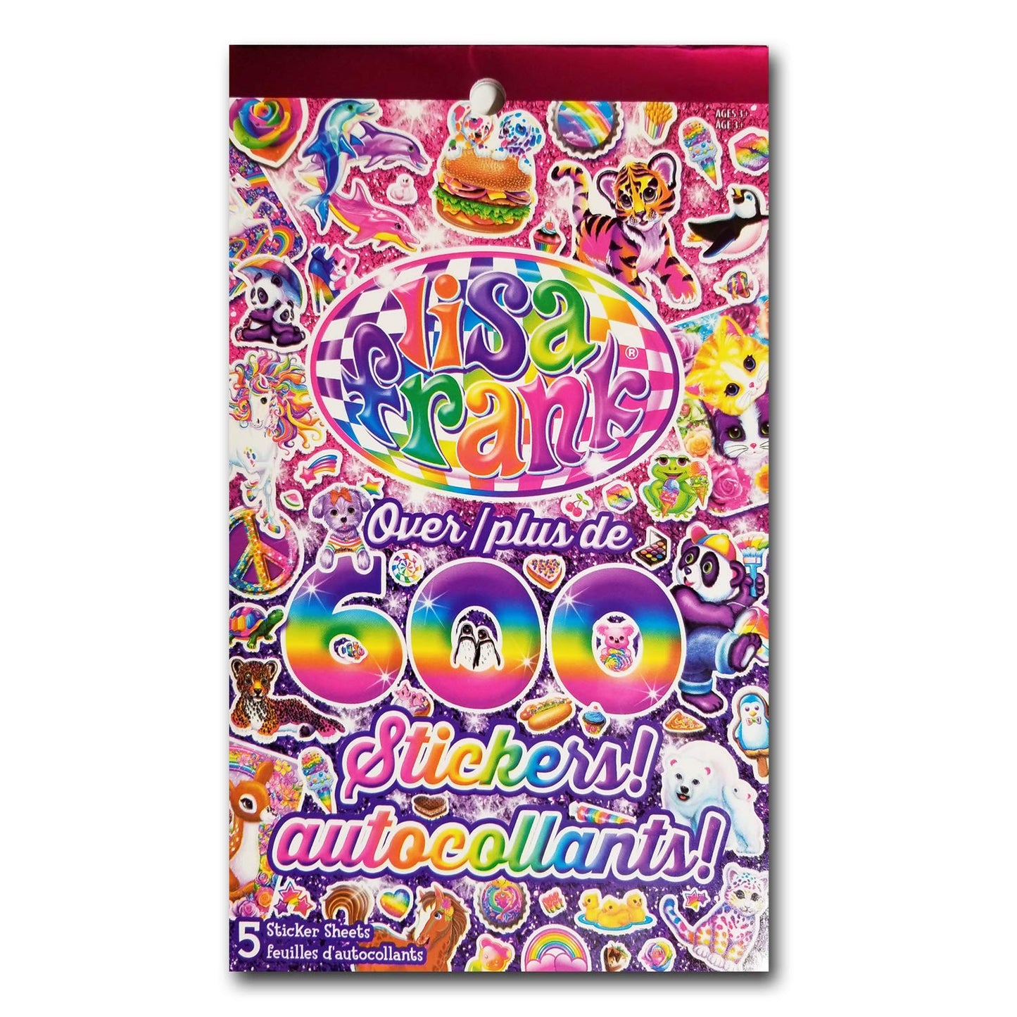 Lisa Frank Over 600 Stickers – 1 Pack for Creative Projects