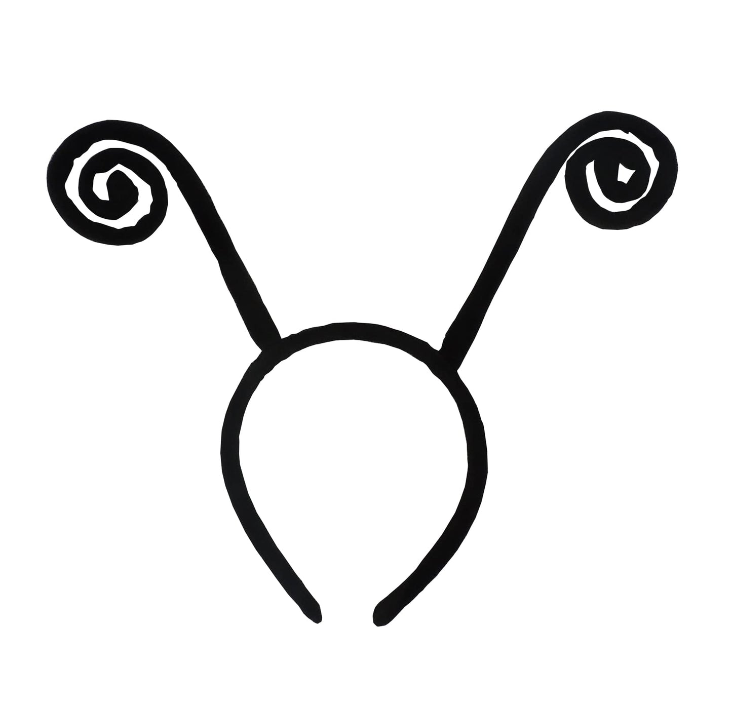 Liatunou Butterfly Antenna Headband – Black Moth Bug Costume Accessory for Halloween & Parties