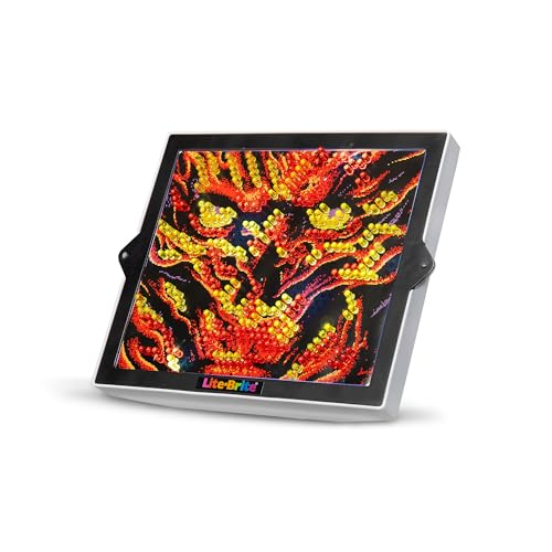 Lite-Brite Color POP Stranger Things Edition – Glow Art Kit with 650 Pegs & HD Screen