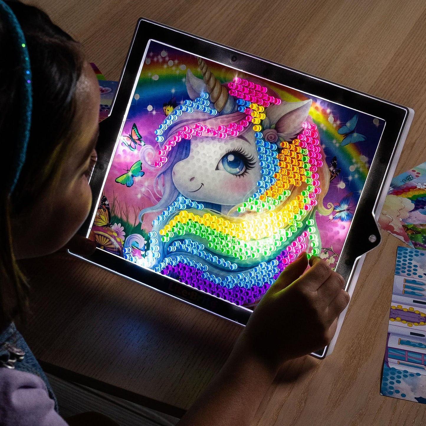 Lite-Brite Color POP Rainbow Dreams Edition | Light-Up Art for Kids 6+