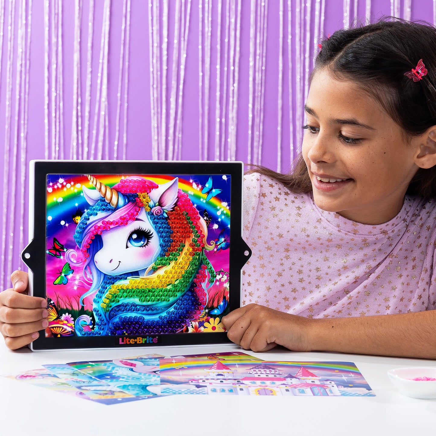 Lite-Brite Color POP Rainbow Dreams Edition | Light-Up Art for Kids 6+