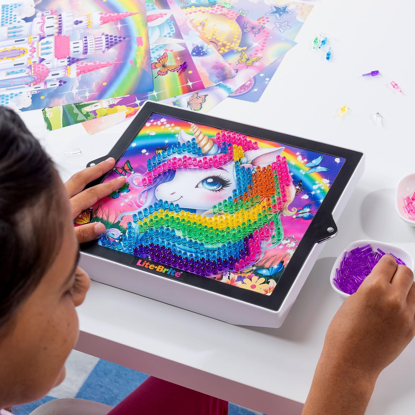 Lite-Brite Color POP Rainbow Dreams Edition | Light-Up Art for Kids 6+