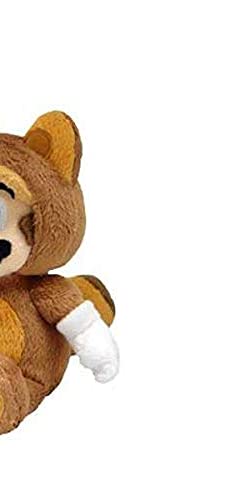 Little Buddy Official Tanooki Mario Plush – 9-Inch, Licensed Mario Collectible