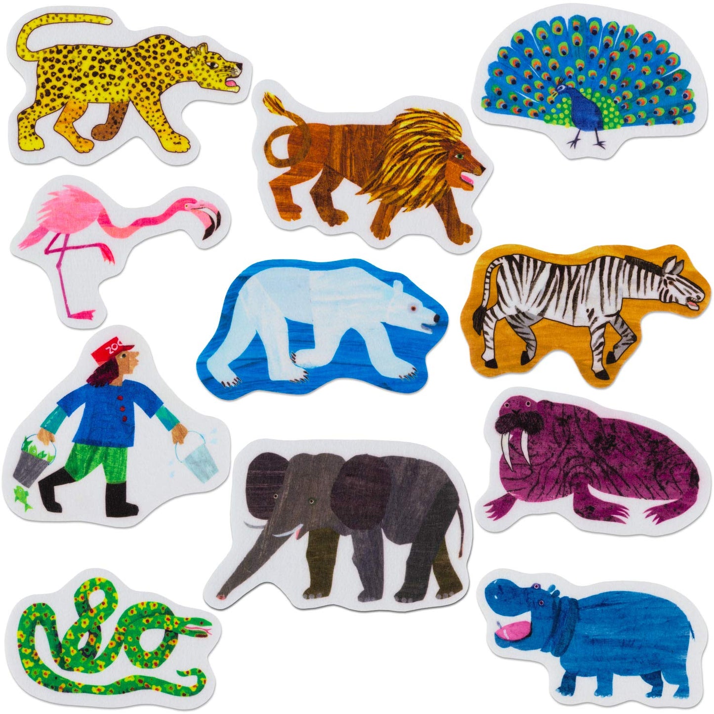 Little Folk Visuals Polar Bear 11-Piece Precut Felt Figures