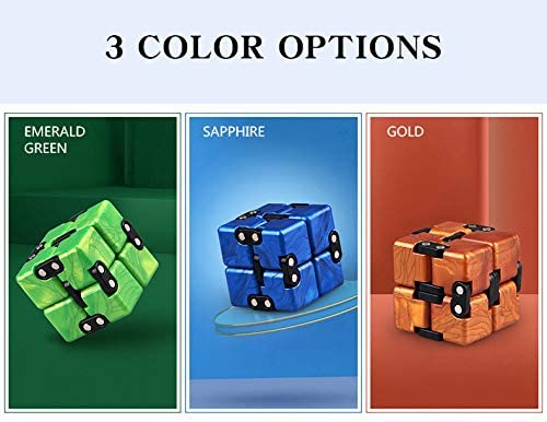 Little Golden Elephant Upgraded Infinity Cube Fidget Toy – Stress Relief & Focus