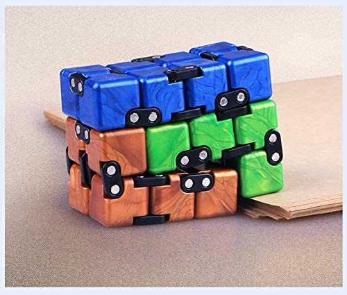 Little Golden Elephant Upgraded Infinity Cube Fidget Toy – Stress Relief & Focus
