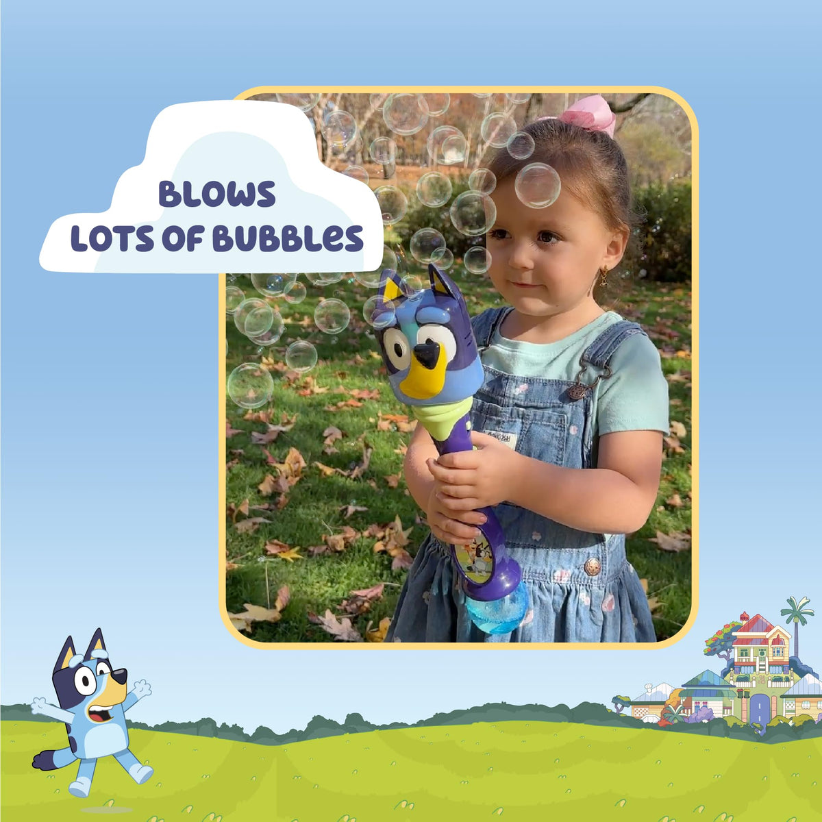 Little Kids BLUEY Light & Sound Bubble Wand | Music, Bubbles, Lights