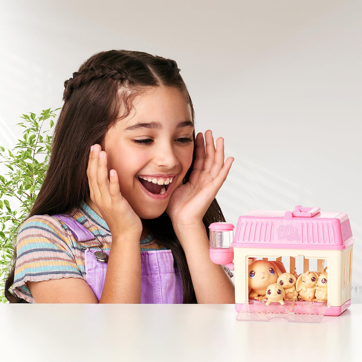 Little Live Pets Lil Baby Bunny Playset Pack – Mama Surprise Bunny Family