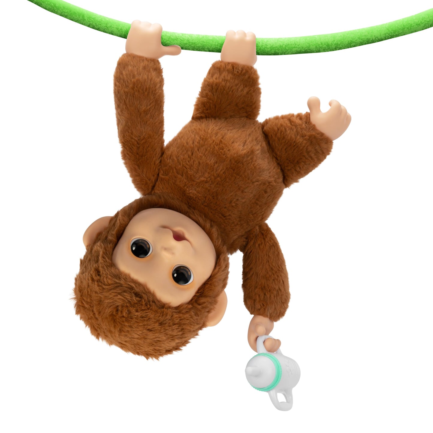 Little Live Pets Mango Baby Monkey – 50+ Sounds, Soft Interactive Plush & Bottle