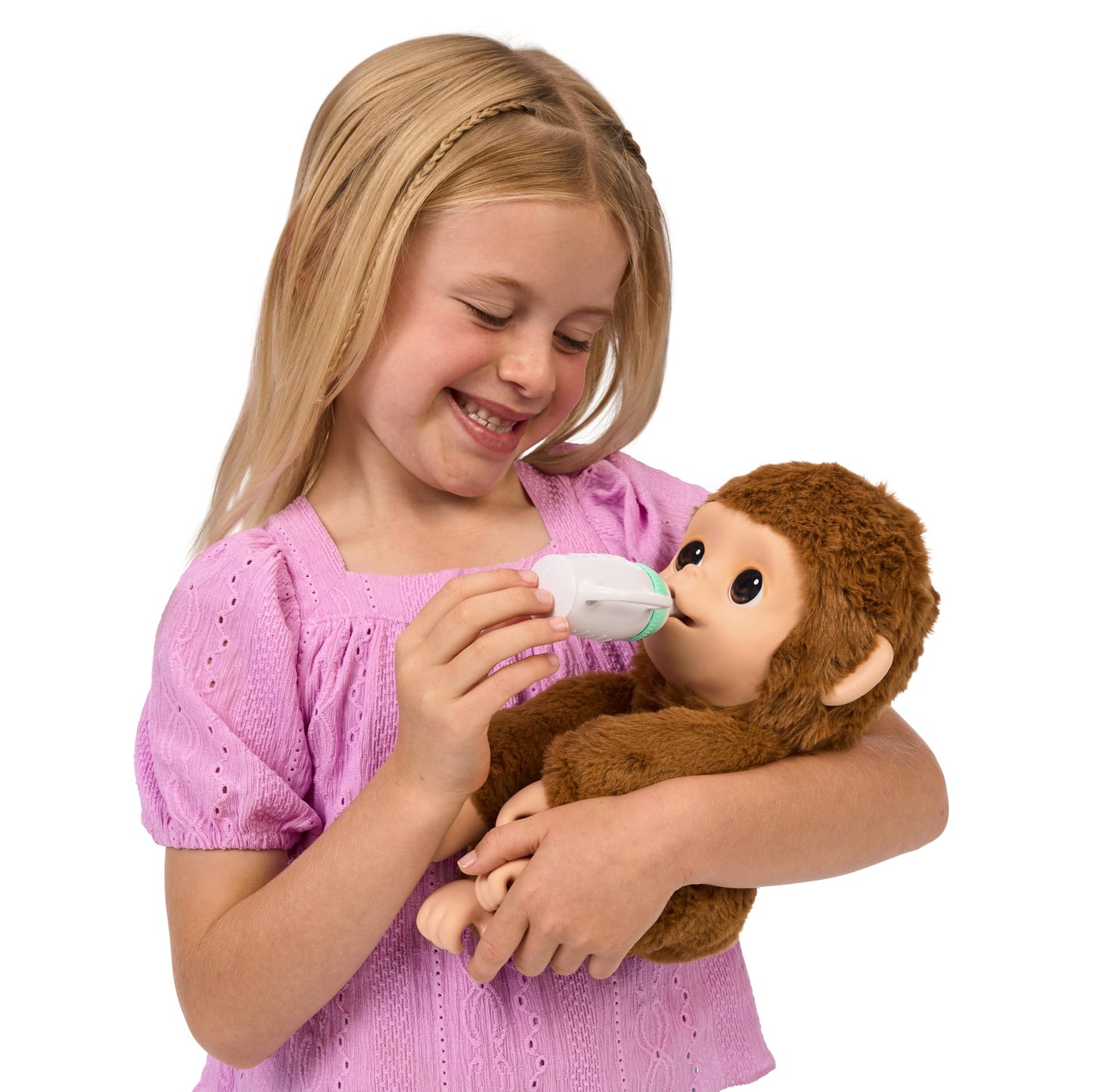 Little Live Pets Mango Baby Monkey – 50+ Sounds, Soft Interactive Plush & Bottle