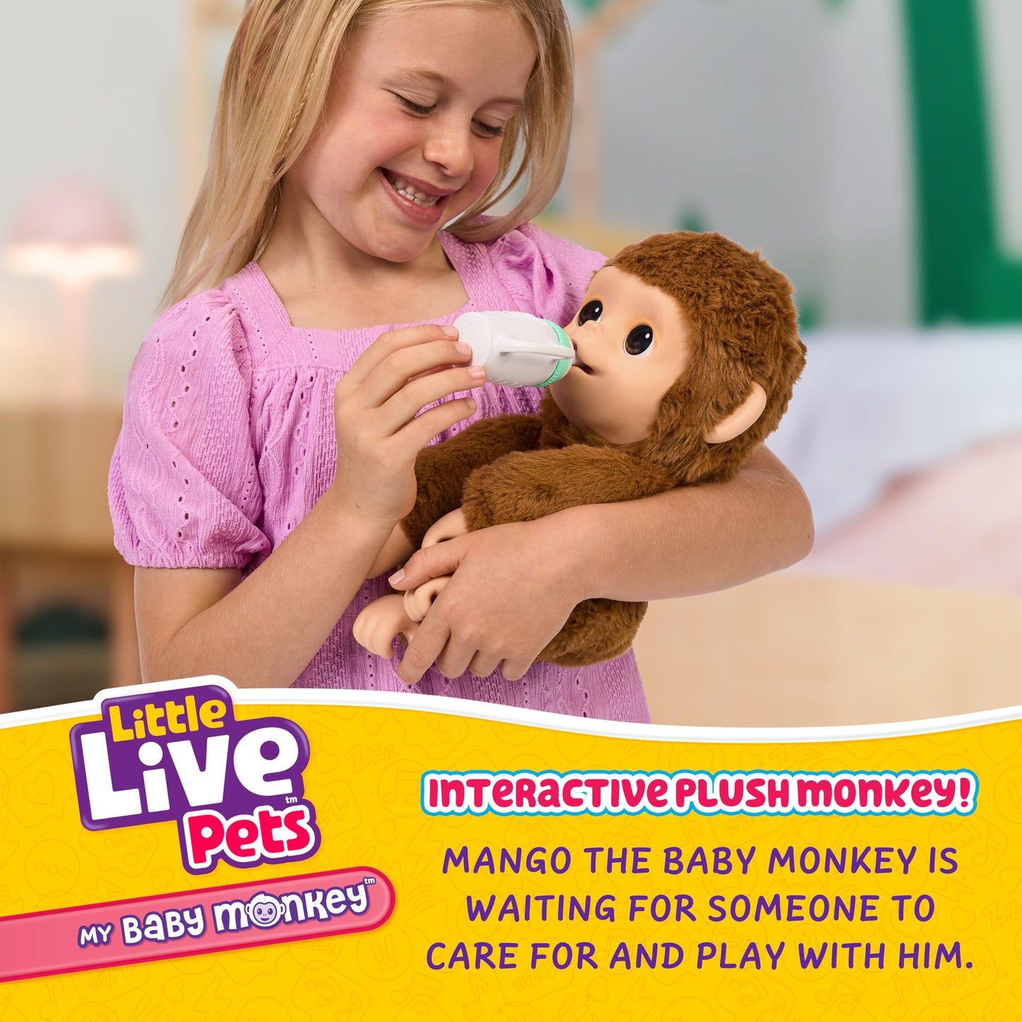 Little Live Pets Mango Monkey — Interactive Plush with 50+ Sounds