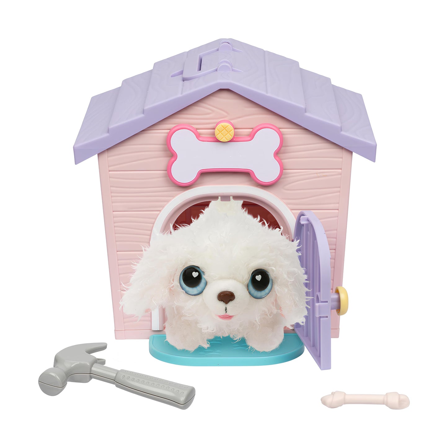 Little Live Pets My Puppy's Home Mini Playset – Pink Dog House Toy for Kids 5+