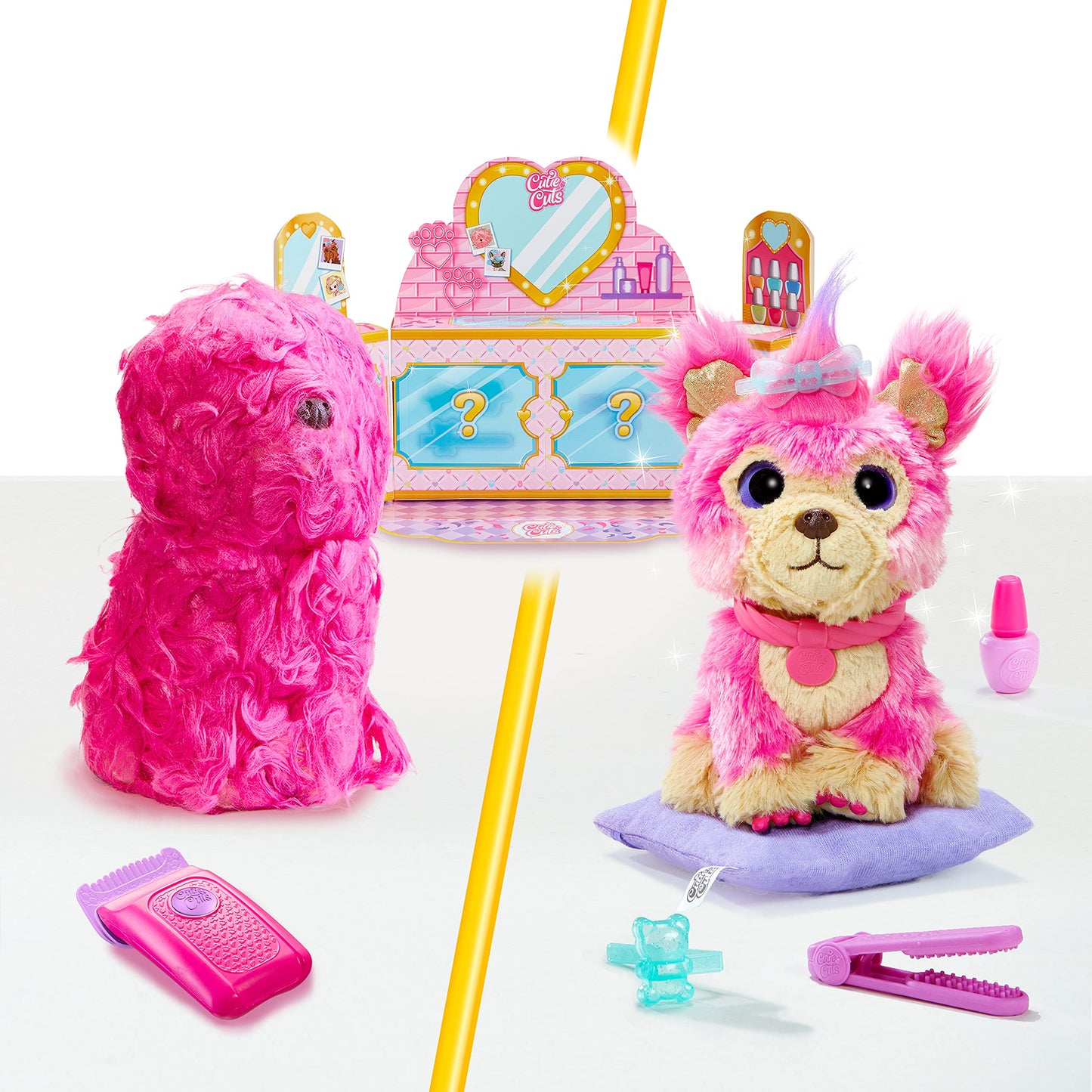 Little Live Scruff-A-Luvs Cutie Cuts: Shave, Reveal & Style Pink Puppy