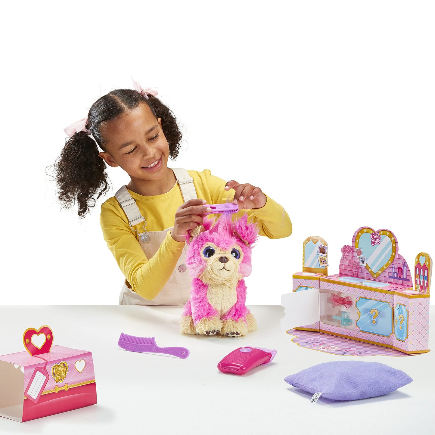 Little Live Scruff-A-Luvs Cutie Cuts: Shave, Reveal & Style Pink Puppy