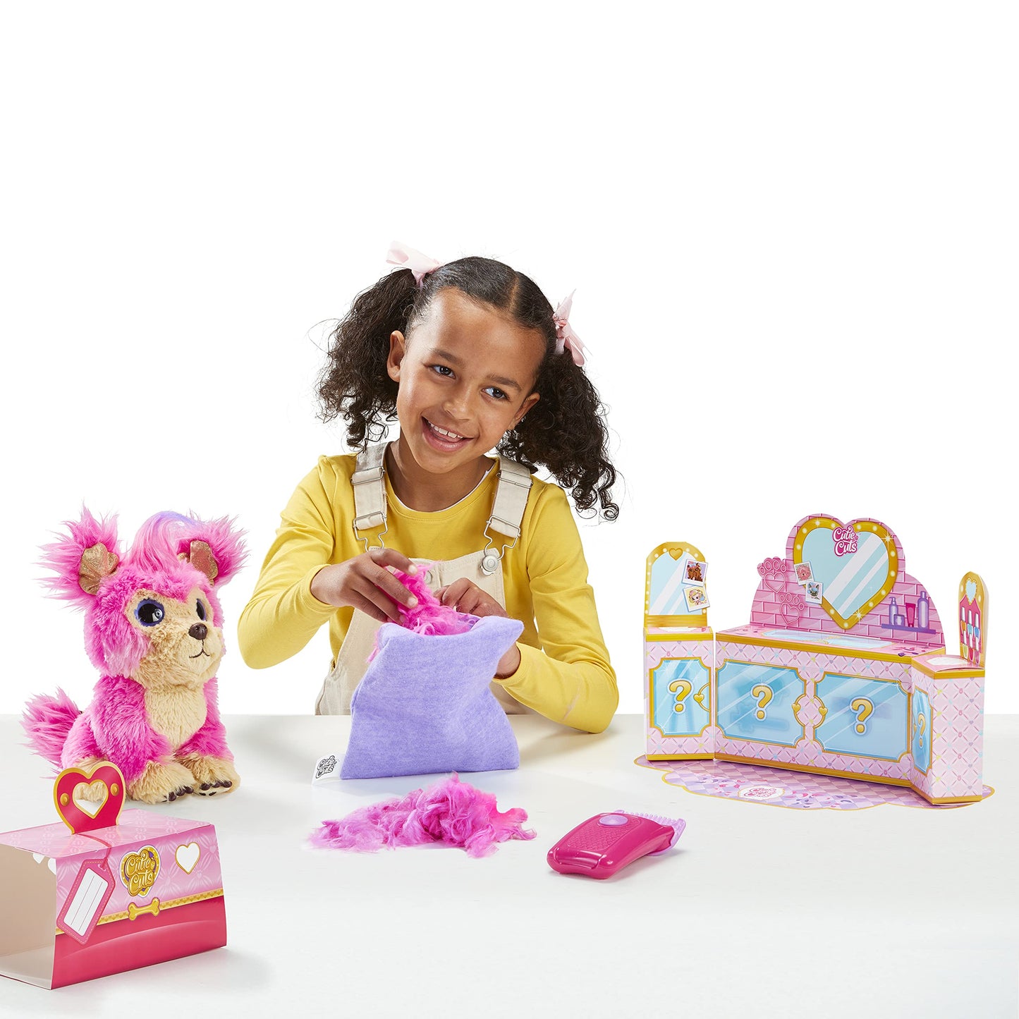 Little Live Scruff-A-Luvs Cutie Cuts: Shave, Reveal & Style Pink Puppy
