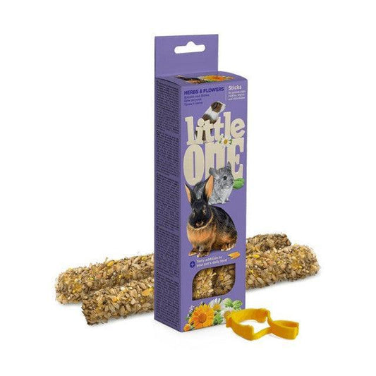 Little One Sticks For Guinea Pigs Rabbits And Chinchillas With Herbs And Flowers 2х55G