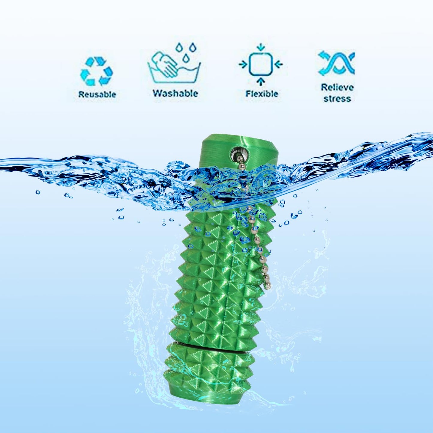 Little Ouchies Pain Fidget – Portable Spike Keychain for Stress Relief & Focus