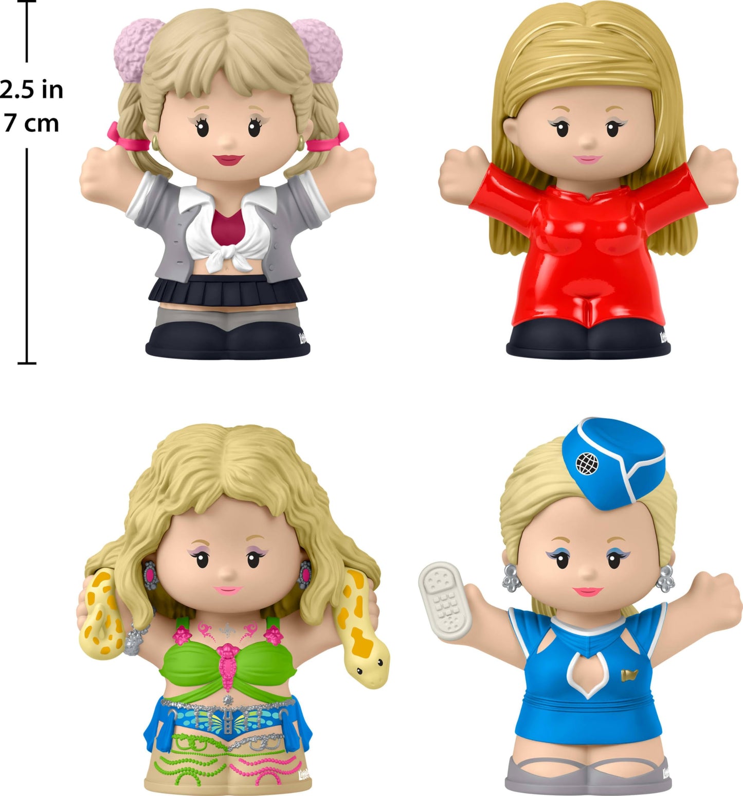 Little People Collector Britney Spears Special Edition Set – 4 Figures in Display Box