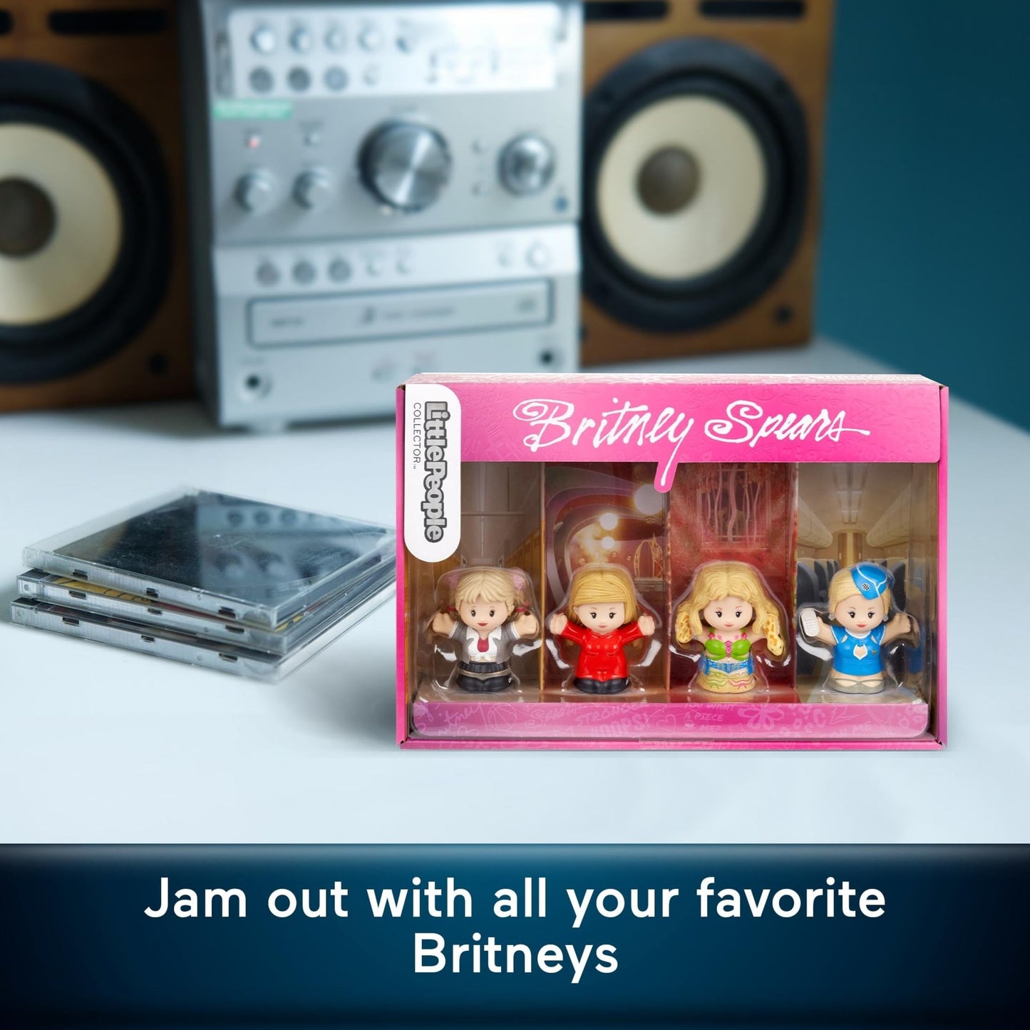 Little People Collector Britney Spears Special Edition Set – 4 Figures in Display Box