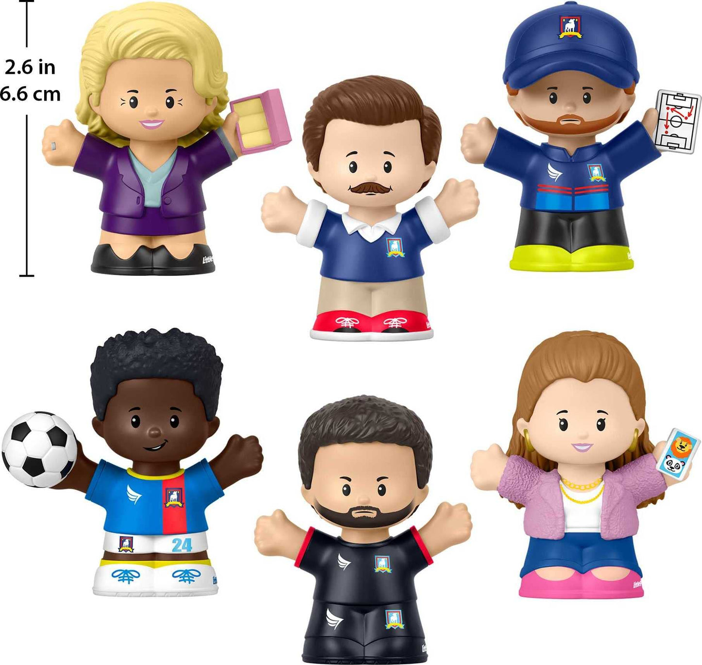 Little People COLLECTOR Ted Lasso Special Edition 6-Figure Display Set