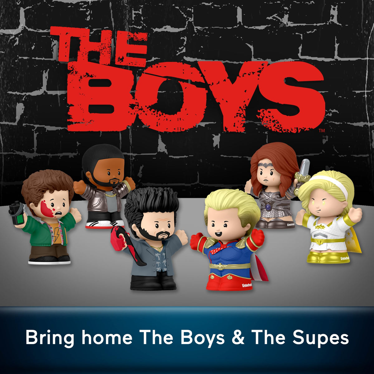 Little People Collector The Boys Special Edition Set – 6 Character Figures in Display Box