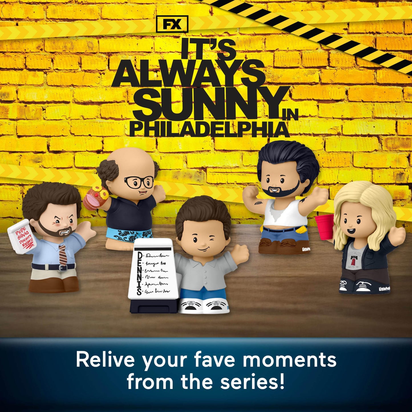 Little People COLLECTOR It’s Always Sunny in Philadelphia Special Edition Figure Set – Amazon Exclusive Display Box