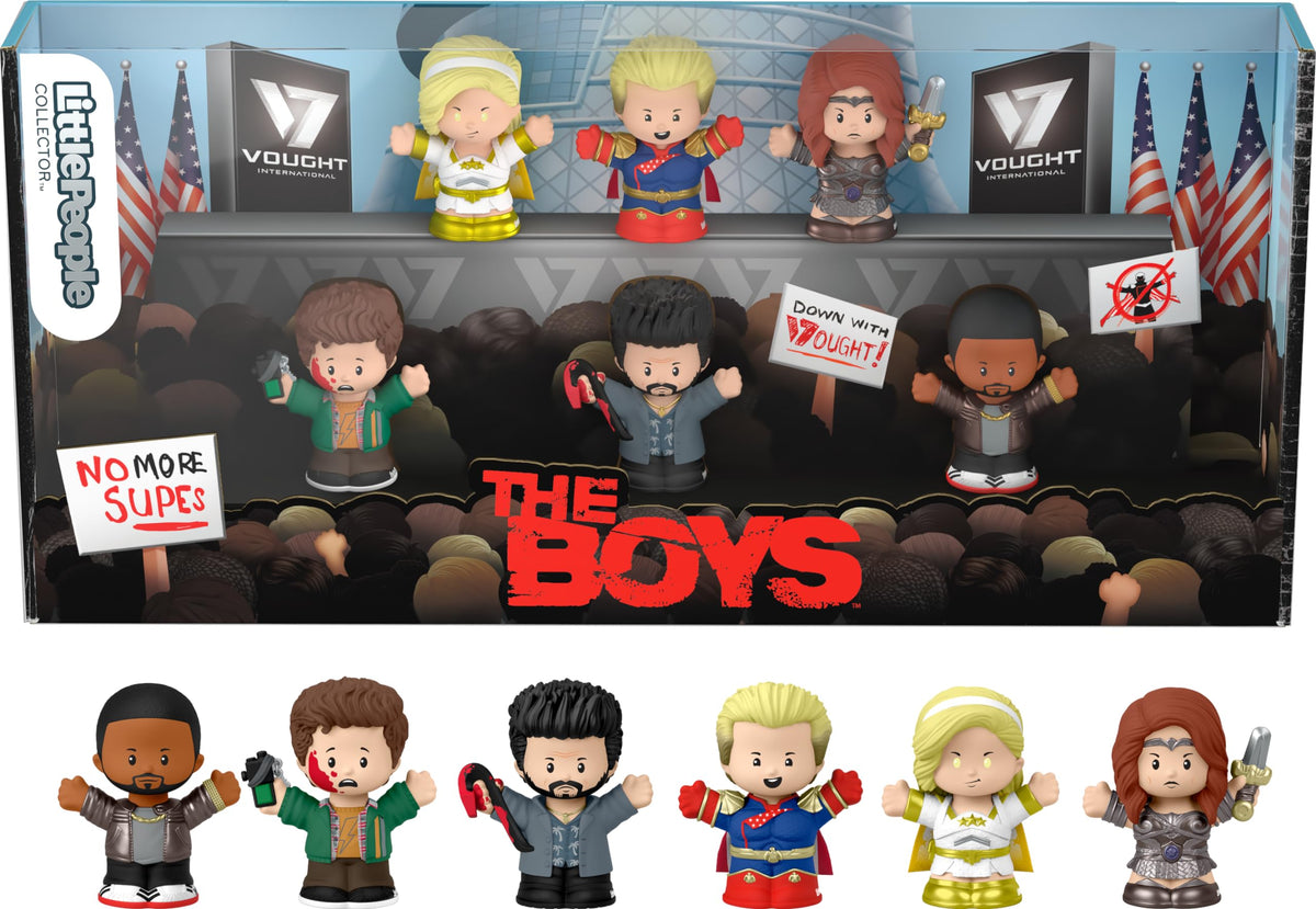 Little People Collector The Boys Special Edition Set – 6 Character Figures in Display Box
