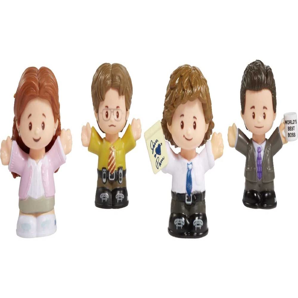 Little People COLLECTOR The Office Special Edition Set – 4 Figures in Display Package