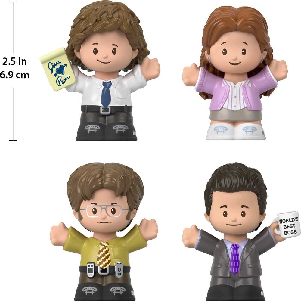 Little People COLLECTOR The Office Special Edition Set – 4 Figures in Display Package