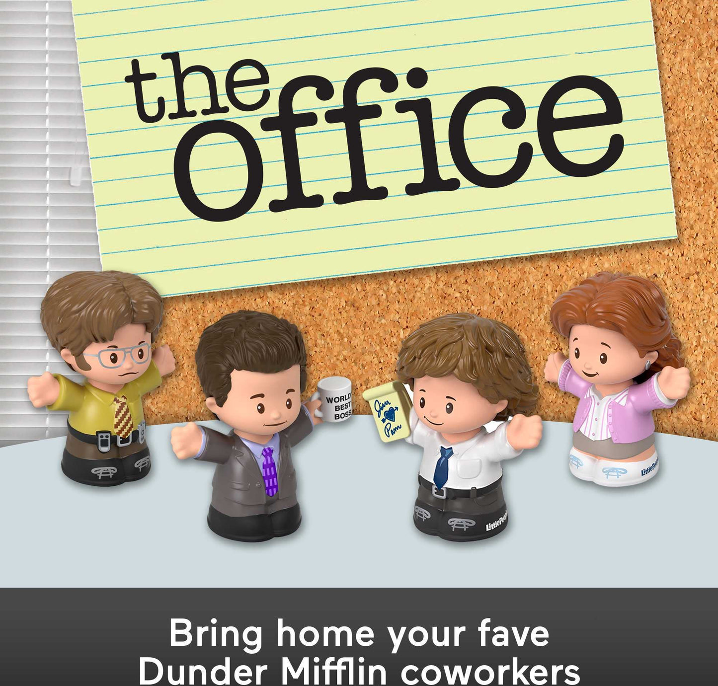 Little People COLLECTOR The Office Special Edition Set – 4 Figures in Display Package